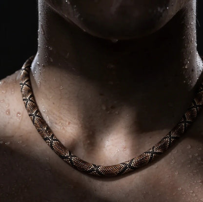 SERPENT NECKLACE - A SYMBOL OF MYSTERY & POWER