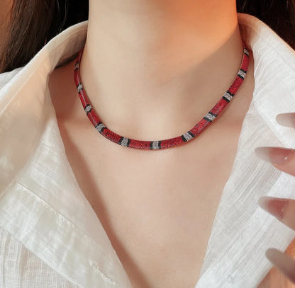 SERPENT NECKLACE - A SYMBOL OF MYSTERY & POWER