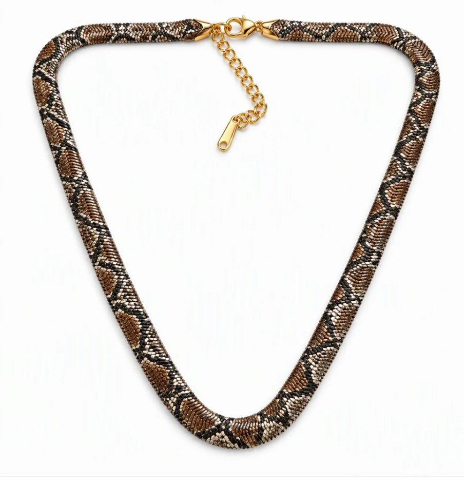 SERPENT NECKLACE - A SYMBOL OF MYSTERY & POWER