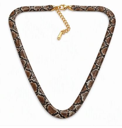 SERPENT NECKLACE - A SYMBOL OF MYSTERY & POWER