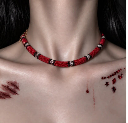 SERPENT NECKLACE - A SYMBOL OF MYSTERY & POWER